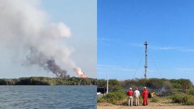 Reportan fuego en Dos Bocas; fue conato de incendio cerca de quemador: Pemex