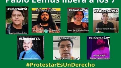 Siete manifestantes por el agua fueron trasladados a Puente Grande