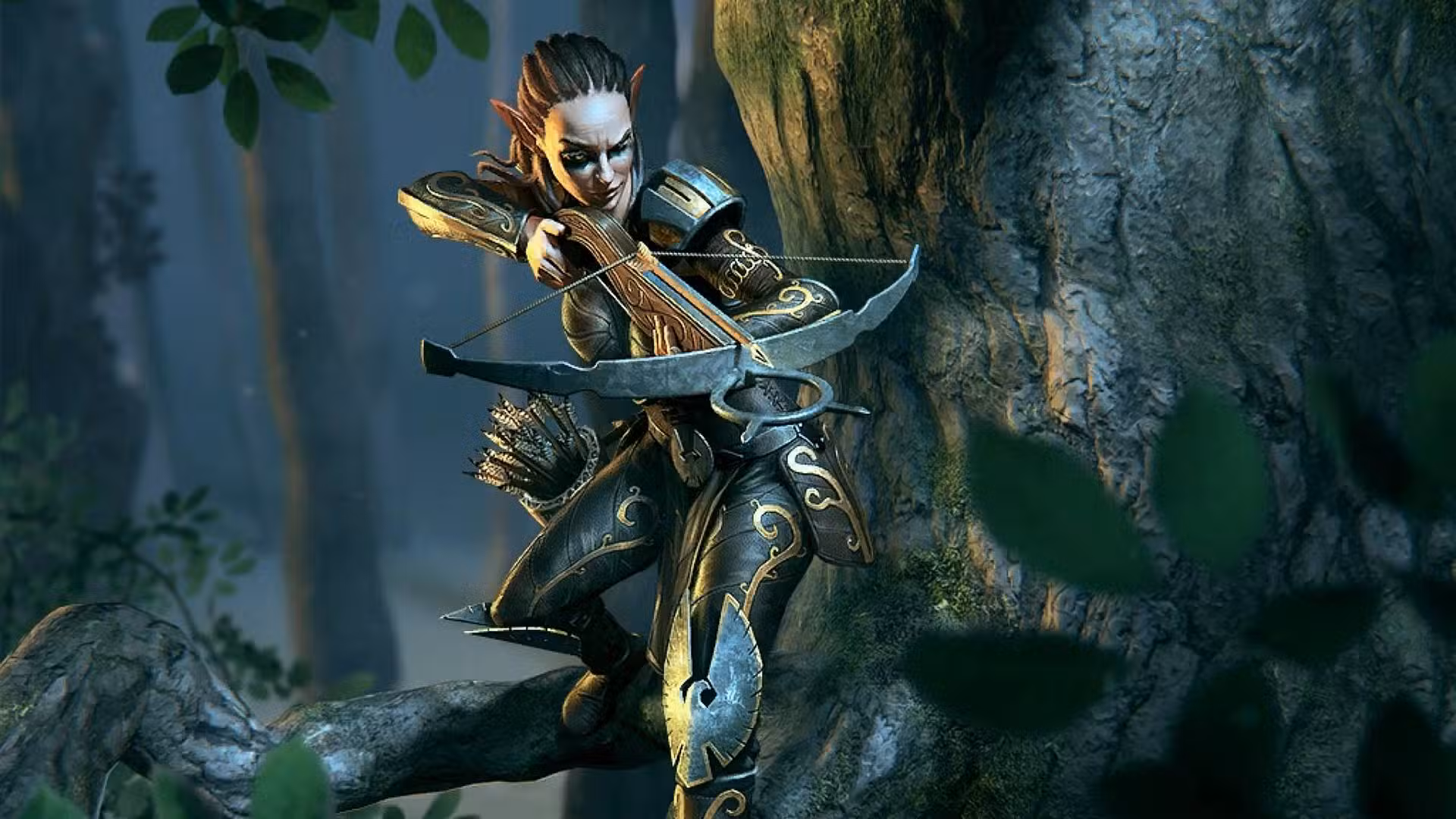 Arte de un centinela de Valenwood de The Elder Scrolls.