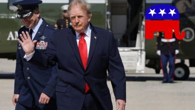 Trump hace campaña en estados republicanos para animar a sus bases a votar